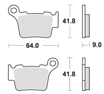 Scheibenbremsbelag MCB743RSI