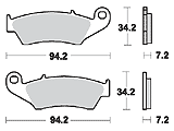 Scheibenbremsbelag MCB669SI/LMP294OR