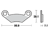 Scheibenbremsbelag MCB619/LMP242