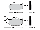 Scheibenbremsbelag MCB723SI/LMP367OR