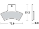 Scheibenbremsbelag MCB762SI/LMP355OR
