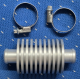 Zusatzk�hler Alu in silber f�r 20mm Schlauch