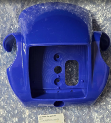 Koso LCD Cockpit, klein, Halterrahmen in blau