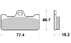 Scheibenbremsbelag LMP311SRR