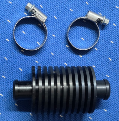 Zusatzk�hler Alu in schwarz f�r 20mm Schlauch