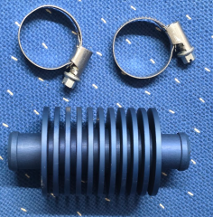 Zusatzk�hler Alu in blau f�r 20mm Schlauch